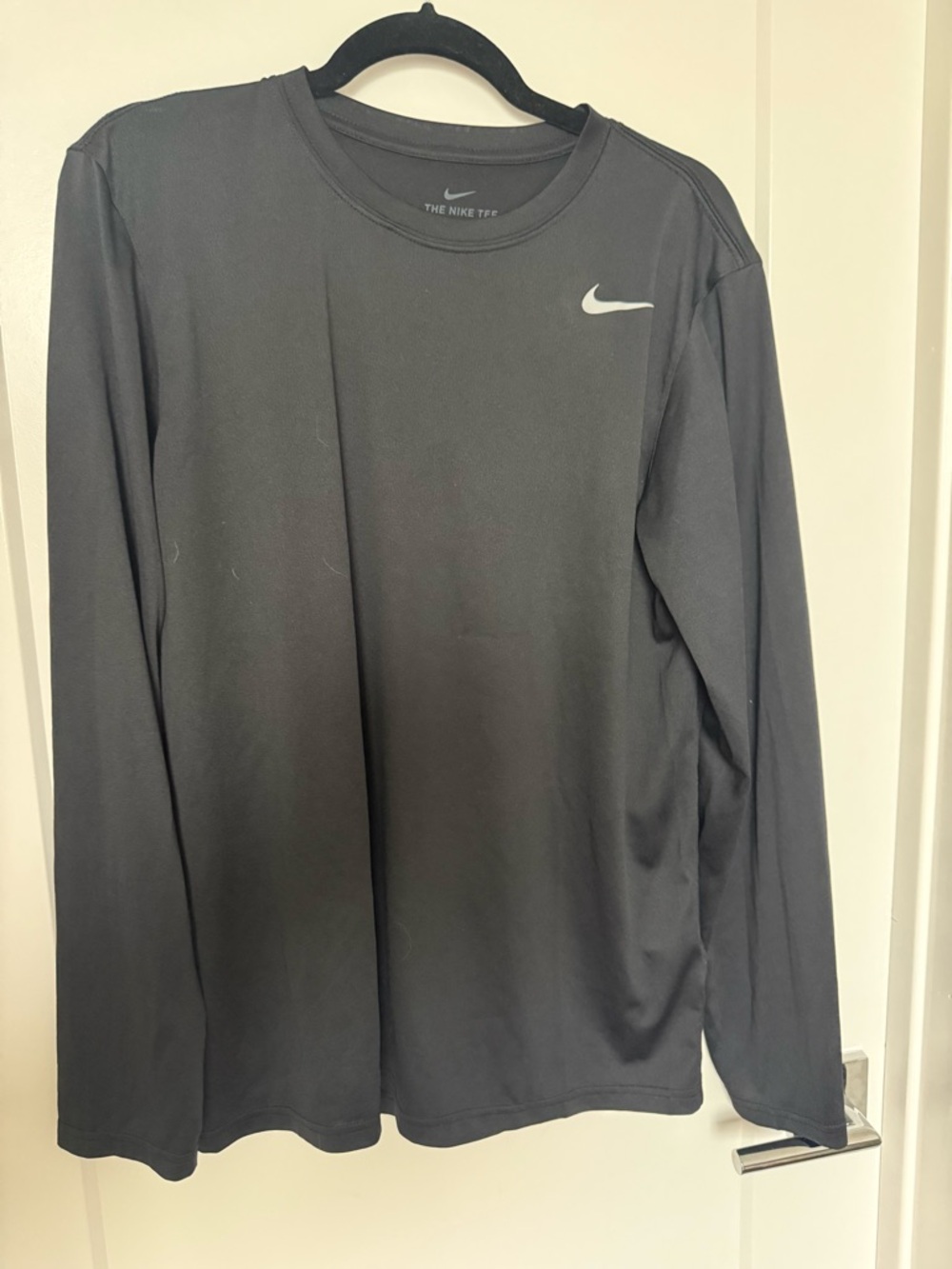 Nike Black Dri-FIT Long Sleeve Tee